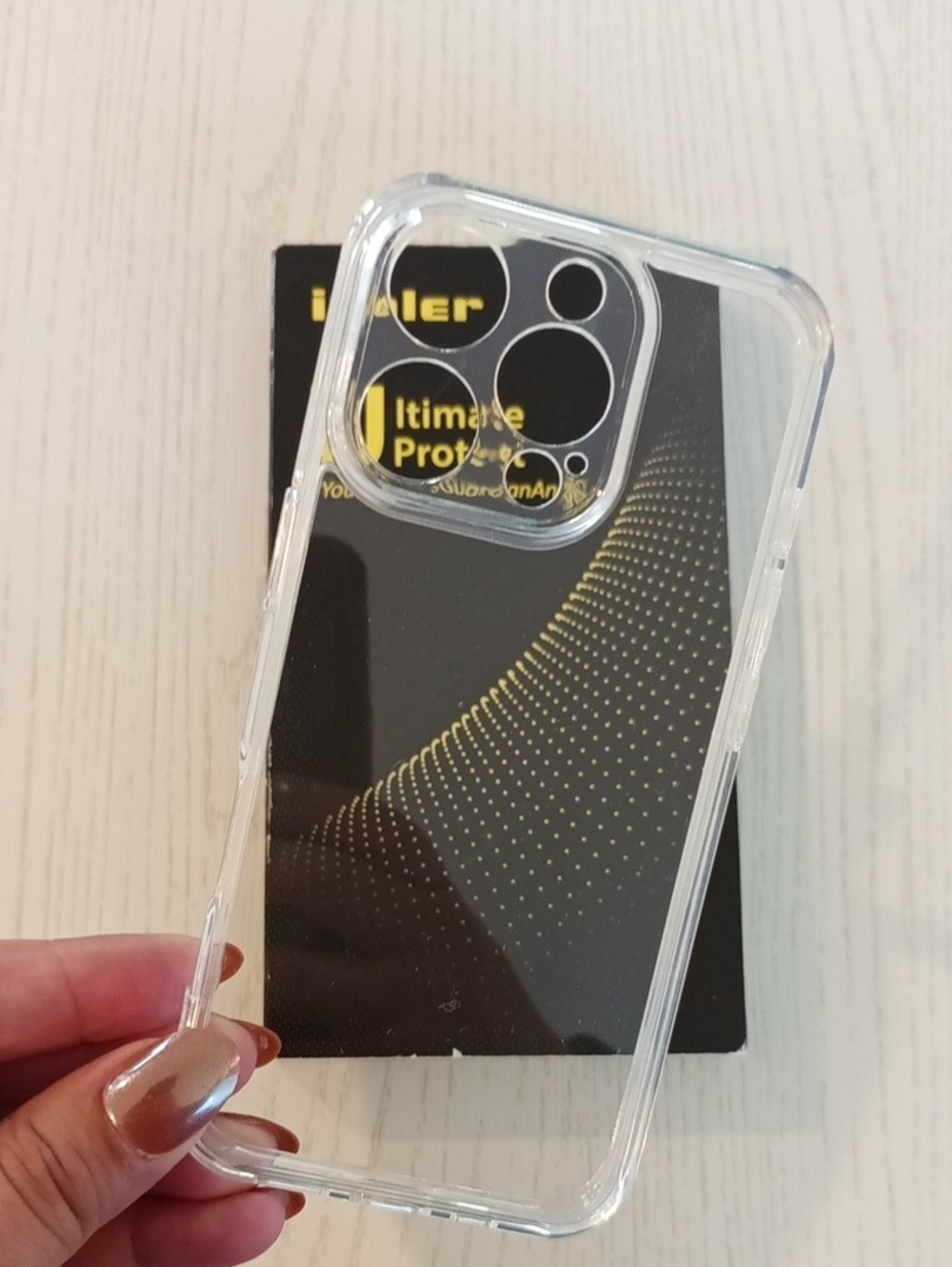 Clear Transparent Phone Case - Crystal Clear Protective Cover For iPhone 16 Pro